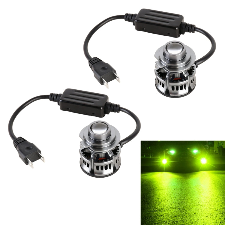 1 Pair H7 27W / DC12V Car Aluminum Alloy Flashing LED Headlight