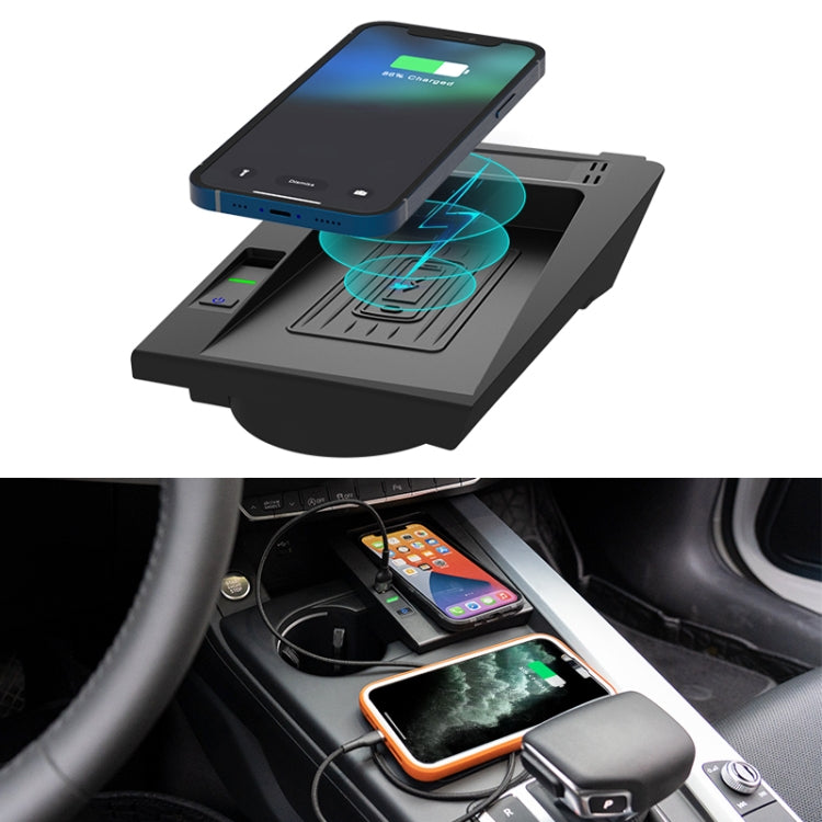 Car Qi Standard Wireless Charger 15W Quick Charging for Audi A4 A5 S4 S5 2017-2021, Left Driving ÎҵÄÉ̵ê