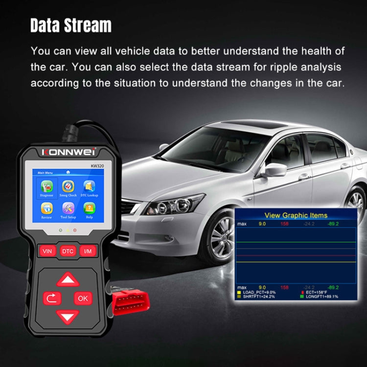 KONNWEI KW320 Car OBD2 Fault Diagnosis Tool ÎҵÄÉ̵ê