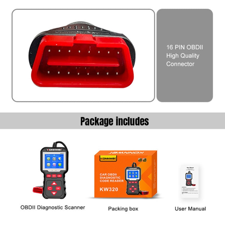 KONNWEI KW320 Car OBD2 Fault Diagnosis Tool ÎҵÄÉ̵ê