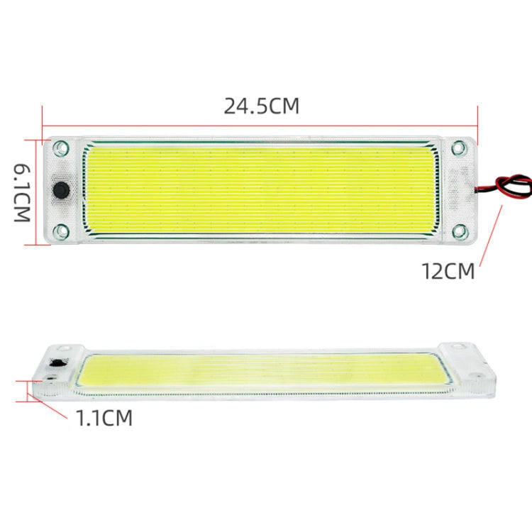 2 PCS ZS-3346 DC24V High Bright 105 COB Lamp Beads Car Dome Light Cabin Light Bar-Reluova