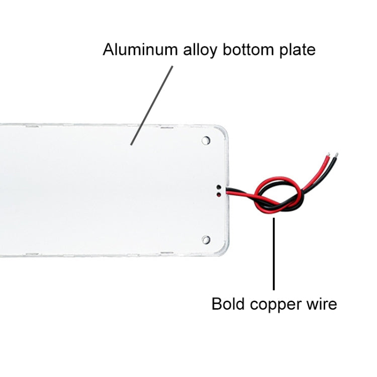 2 PCS ZS-3346 DC24V High Bright 105 COB Lamp Beads Car Dome Light Cabin Light Bar-Reluova