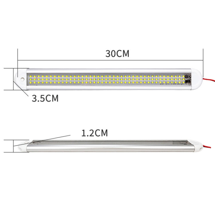 2 PCS ZS-3385 DC12-85V High Bright 120LEDs Lamp Beads Car Dome Light Cabin Light Bar-Reluova