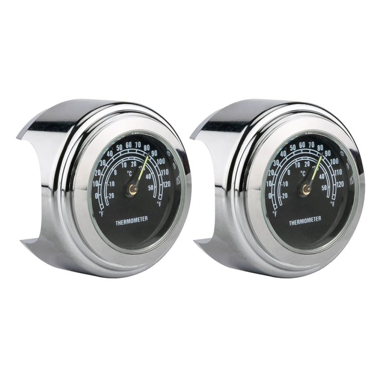 2 PCS Motorcycle 22-25mm Handlebar Thermometer-Reluova