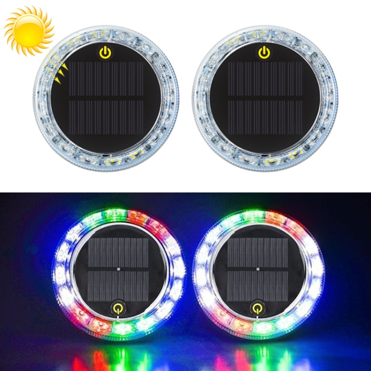 2 PCS Car Touch Light Solar LED Flashing Light-Reluova