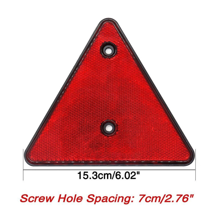 5 PCS MK-292 Trucks Trailers RV IP67 Waterproof Triangular Red Reflector