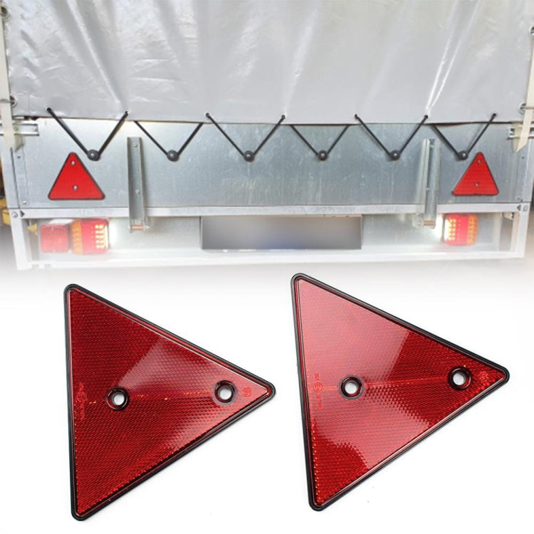 5 PCS MK-292 Trucks Trailers RV IP67 Waterproof Triangular Red Reflector