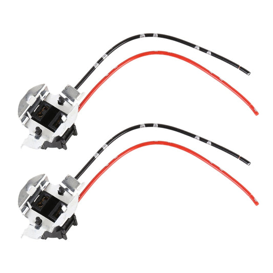 1 Pair TK-305 H7 Halogen Lamp Socket Car Bulb Holder Base with Cable