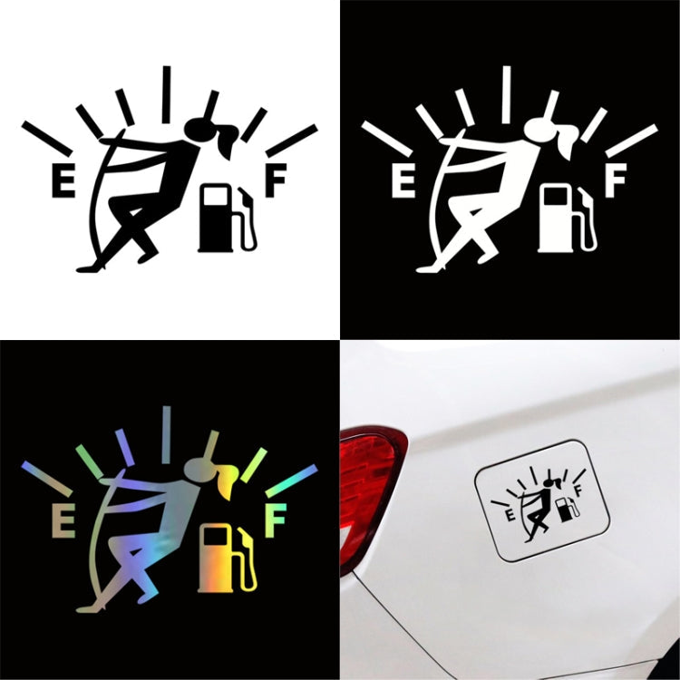 Female Pull Fuel Tank Pointer To Full Hellaflush Reflective Vinyl Car Sticker ÎҵÄÉ̵ê