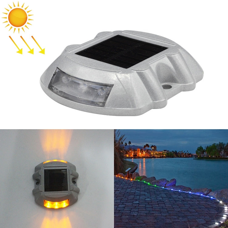 Solar Horseshoe Road Stud Light Car Guidance Light Road Deceleration Light, Flashing Bright Version My Store