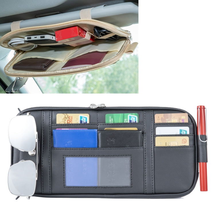 Universal Car Multi-functional Sun Visor Card Clip Bags Glasses Bill Clip Holder