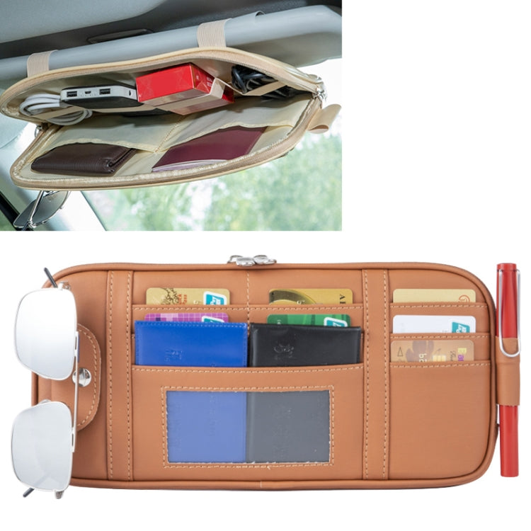 Universal Car Multi-functional Sun Visor Card Clip Bags Glasses Bill Clip Holder