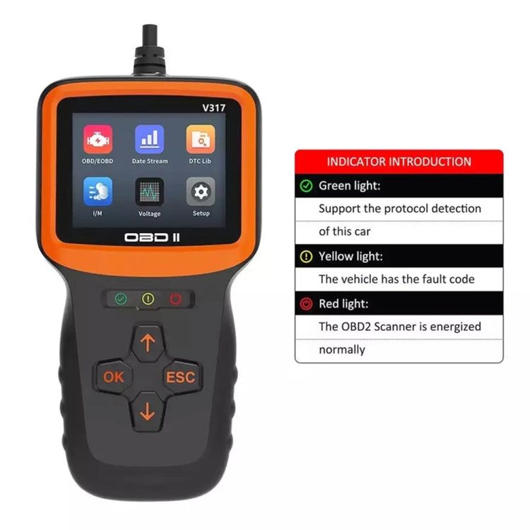 V317 Car Fault Detector OBD2 ELM327 Scanner Code Reader ÎҵÄÉ̵ê