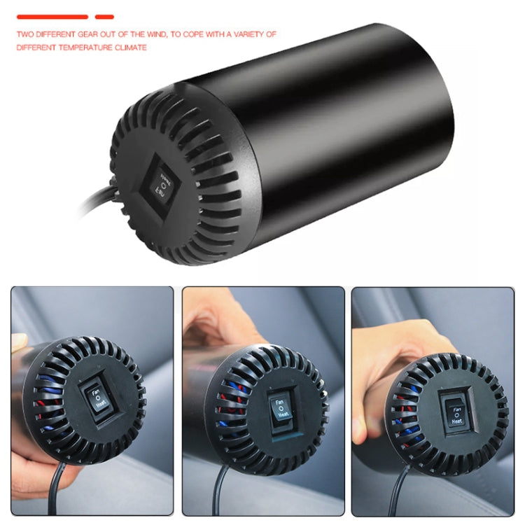 Car High-Power Cylinder Heater 12V Defogging Defroster with Purification and Holder