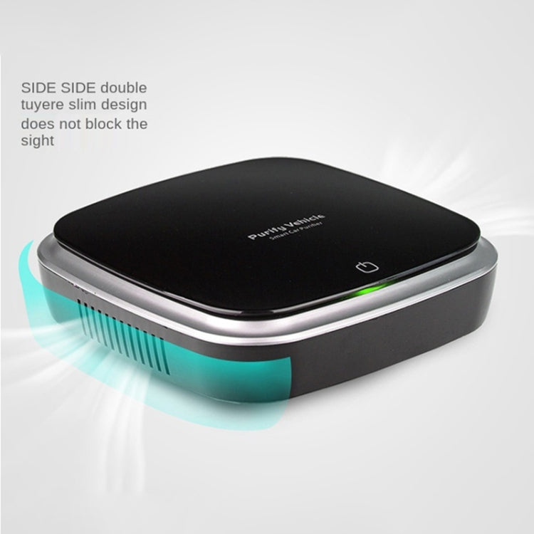 XJ-005 Car Solar Energy Negative Ion Smart USB Air Purifier