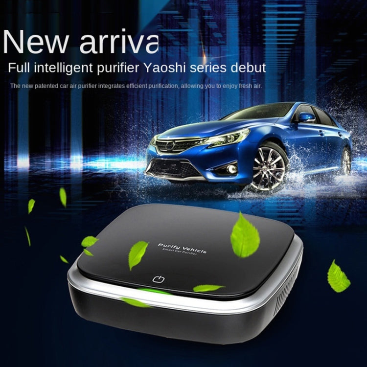 XJ-005 Car Solar Energy Negative Ion Smart USB Air Purifier