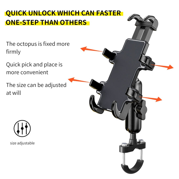 CS-1722A1 Motorcycle Handlebar Octopus Aluminum Alloy Phone Holder ÎҵÄÉ̵ê