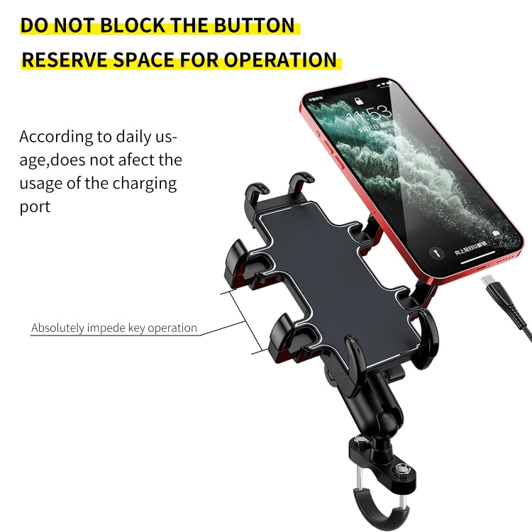 CS-1722A1 Motorcycle Handlebar Octopus Aluminum Alloy Phone Holder ÎҵÄÉ̵ê