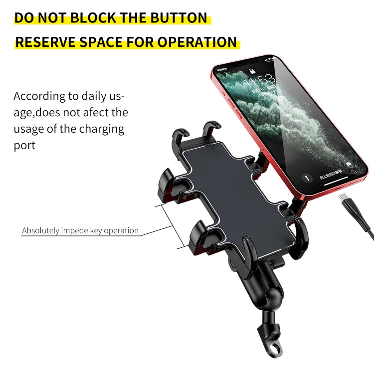 CS-1722A2 Motorcycle Rear Mirror Octopus Aluminum Alloy Phone Holder ÎҵÄÉ̵ê