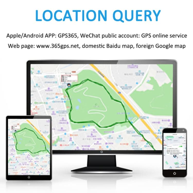 G15 2G IP67 Waterproof Pet GPS Tracker GPS + Beidou + AGPS + WiFi + Base Station Locator.