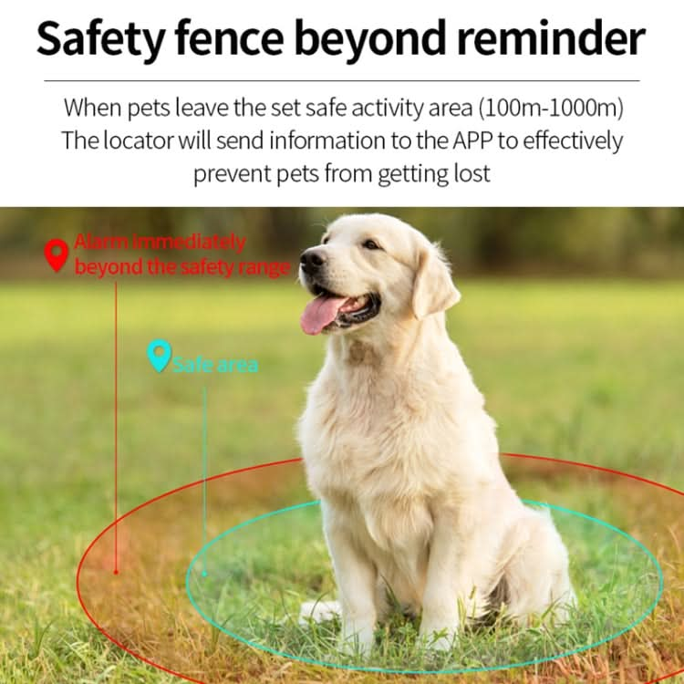 P03 2G Waterproof Pet GPS Tracker GPS+AGPS+WiFi+LBS Locator.