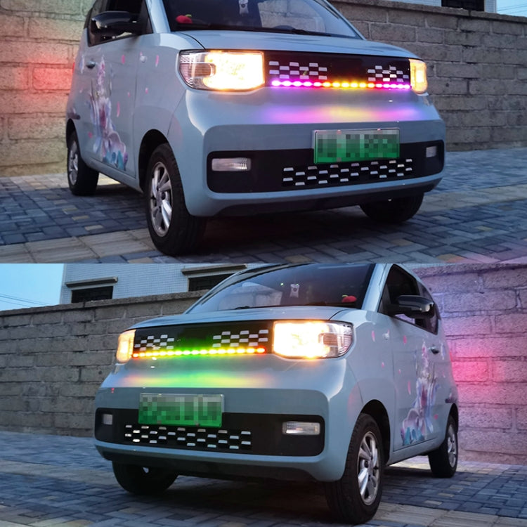 Z06-60CM 60cm DC12V-24V Car Front Grille LED RGB Daytime Running Lights Strip Colorful Lamp ÎҵÄÉ̵ê