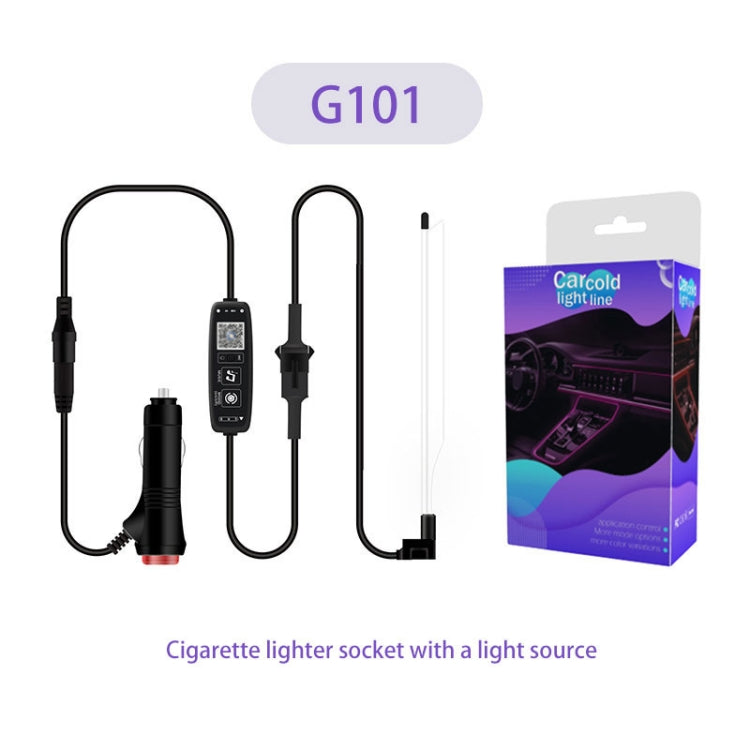 G101 3m Cigarette Lighter Car Colorful RGB Foot LED Atmosphere Light ÎҵÄÉ̵ê