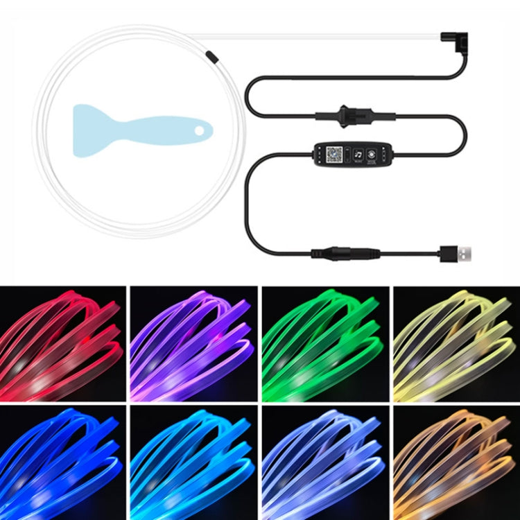 G101U 3m USB Car Colorful RGB Foot LED Atmosphere Light ÎҵÄÉ̵ê