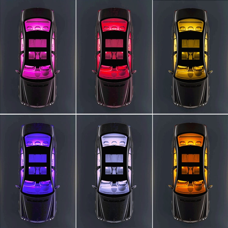 Y15 USB Car Colorful RGB Foot LED Atmosphere Light