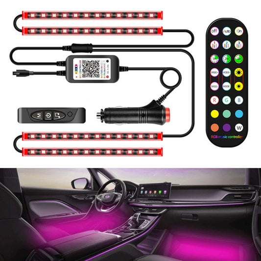 Y11 Cigarette Lighter Car Colorful RGB Foot LED Atmosphere Light ÎҵÄÉ̵ê