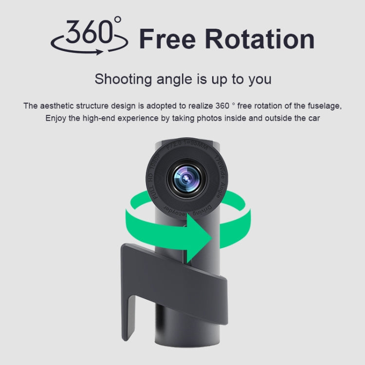 Car WiFi Single Camera Hidden 360 Degree Rotation Car Driving Recorder ÎҵÄÉ̵ê