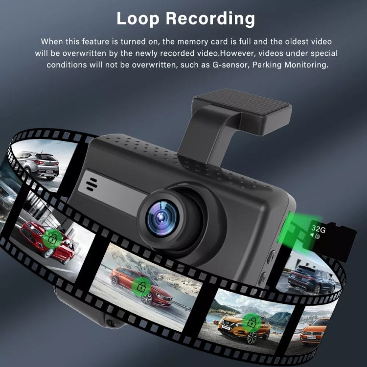 Front and Inner Dual Camera HD Infrared Night Vision Car Dash Cam Driving Recorder ÎҵÄÉ̵ê