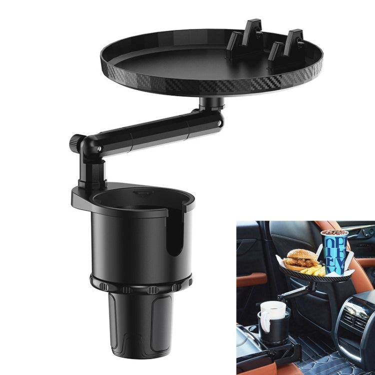 Car 360 Degree Rotation Water Cup Holder Multi-functional Dining Table