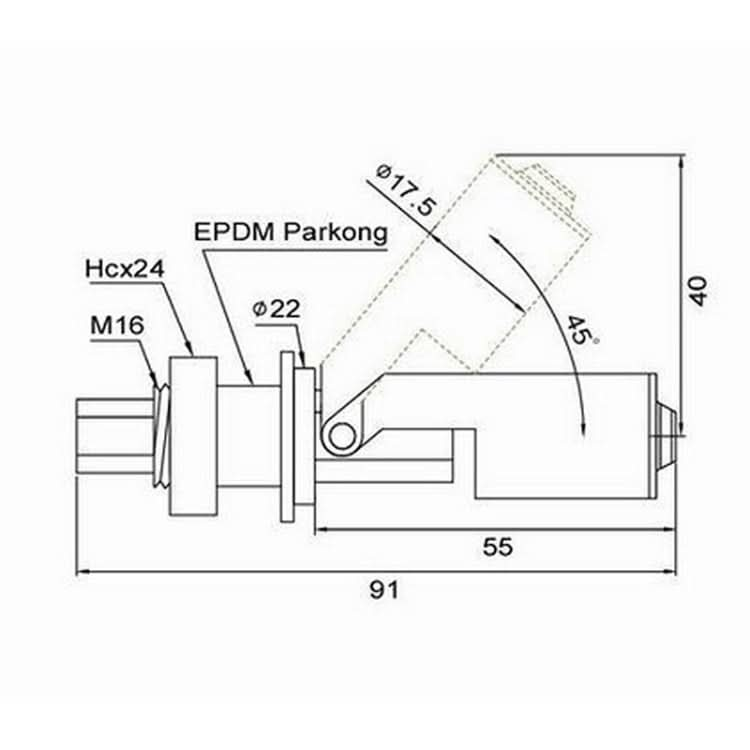 10W Aquariums Fish Tank Pool Liquid Water Level Sensor Horizontal Float Switch - Reluova