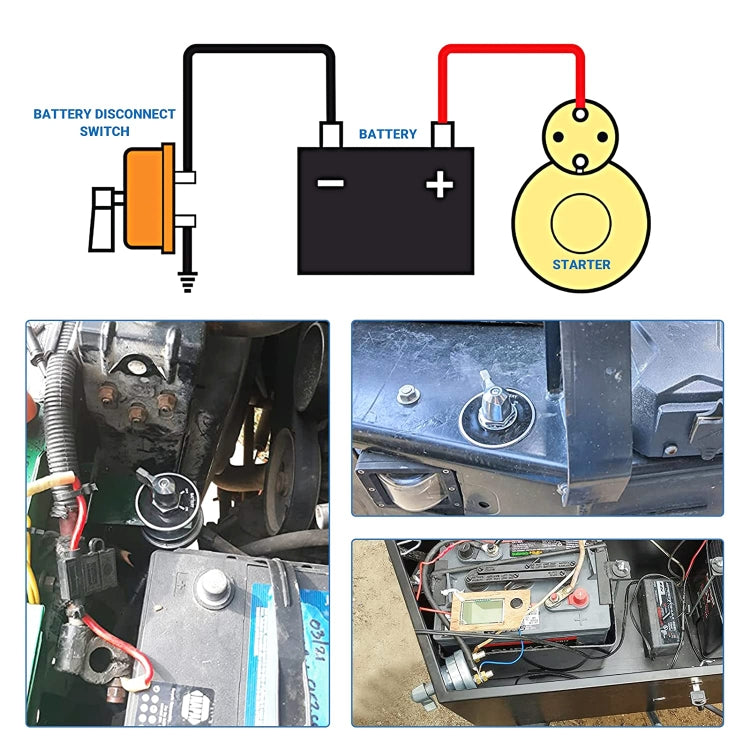 High Current Master Battery Disconnect Switch Kit