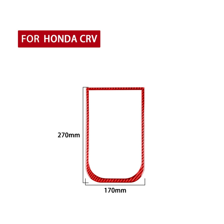 For Honda CRV 2007-2011 Carbon Fiber Car Handheld Box Panel Frame Decorative Sticker,Left and Right Drive Universal ÎҵÄÉ̵ê