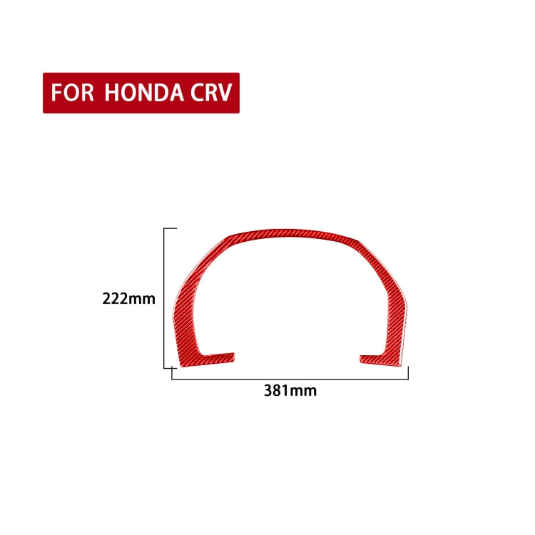 For Honda CRV 2007-2011 Carbon Fiber Car Dashboard Frame Decorative Sticker,Left and Right Drive Universal ÎҵÄÉ̵ê