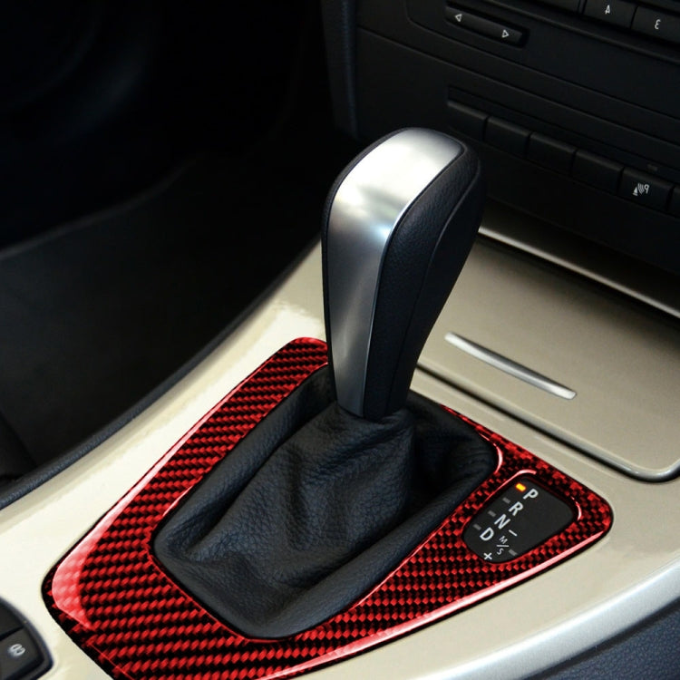 For BMW 3 Series E90 Carbon Fiber Car Gear Position Panel Decorative Sticker,Right Drive ÎҵÄÉ̵ê