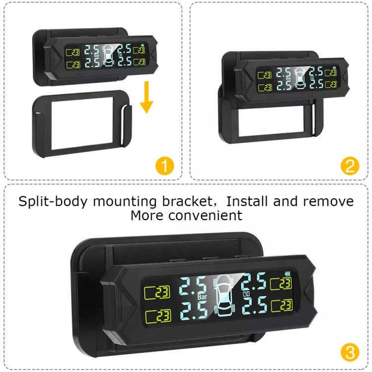 Car High Precision Solar Charging Tire Pressure Monitoring System TPMS, External Voice Sensor ÎҵÄÉ̵ê