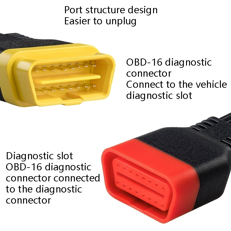 SF62 60cm Car Detector OBD Extension Line Car Computer Conversion Plug Male to Female Adapter Cable ÎҵÄÉ̵ê