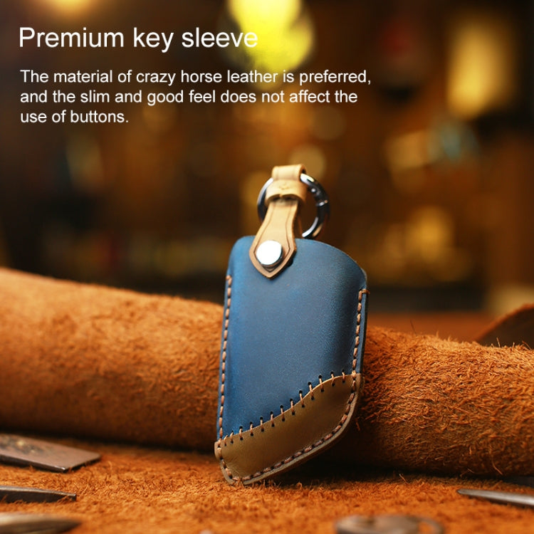 For BMW Blade Style Car Cowhide Leather Key Protective Cover Key Case, Two Keys Version ÎҵÄÉ̵ê