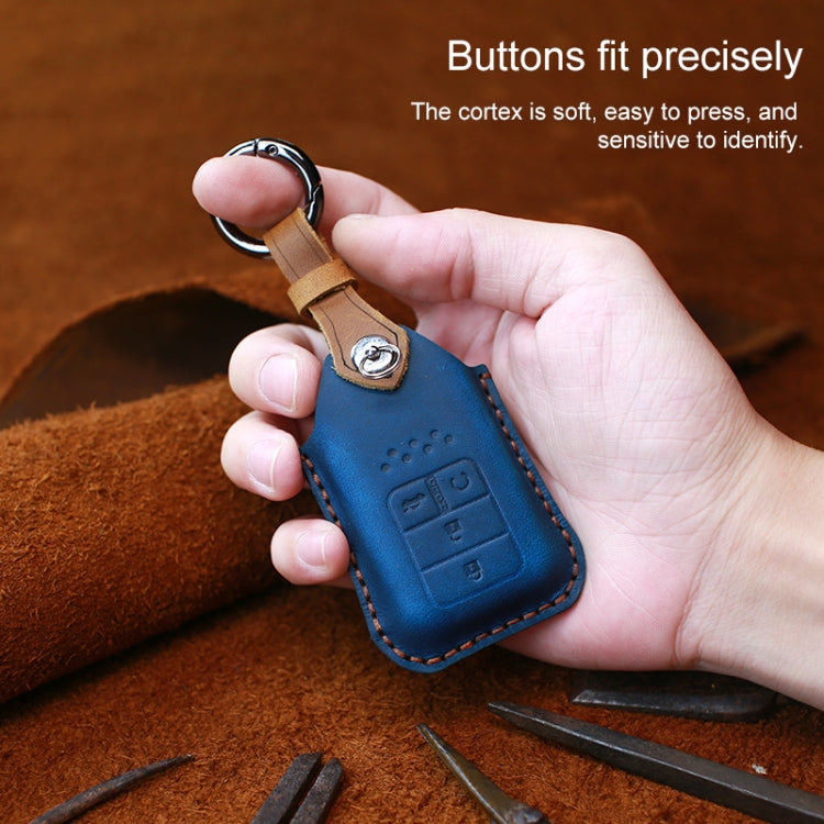 For Honda Car Cowhide Leather Key Protective Cover Key Case, Two Keys Version ÎҵÄÉ̵ê