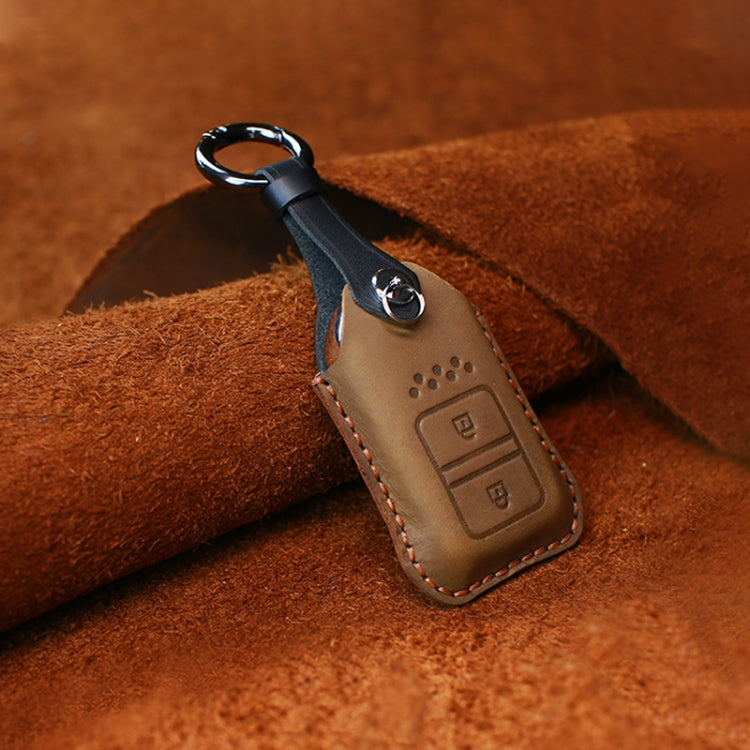 For Honda Car Cowhide Leather Key Protective Cover Key Case, Two Keys Version ÎҵÄÉ̵ê