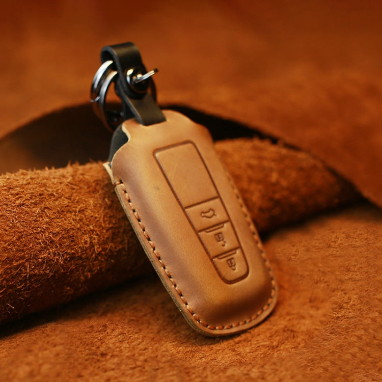 For Toyota Car Cowhide Leather Key Protective Cover Key Case, Three Keys Version ÎҵÄÉ̵ê