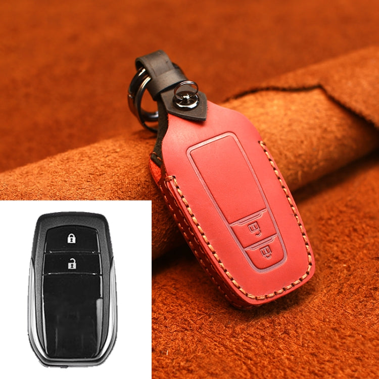 For Toyota Car Cowhide Leather Key Protective Cover Key Case, Two Keys Version ÎҵÄÉ̵ê