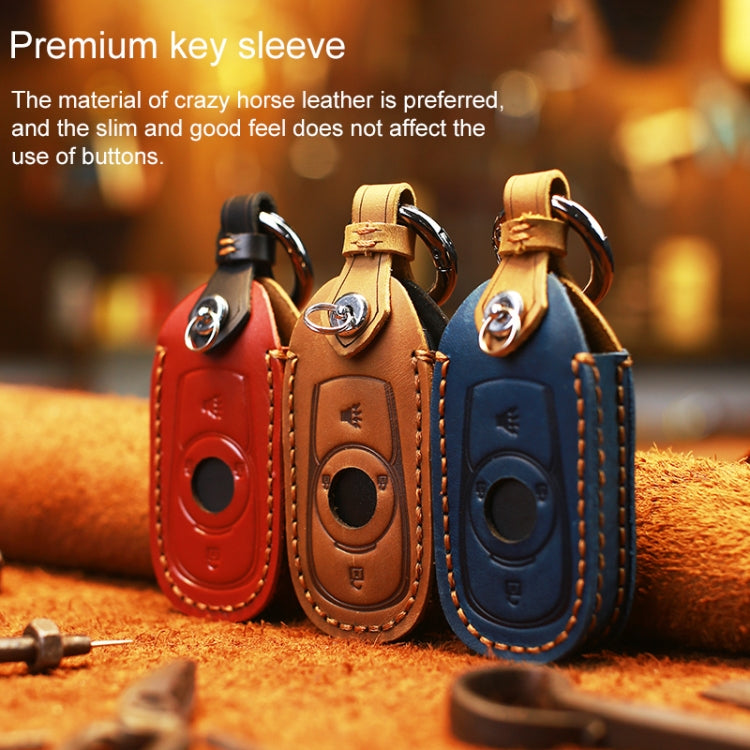 For Buick Car Cowhide Leather Key Protective Cover Key Case, Five Keys Version ÎҵÄÉ̵ê