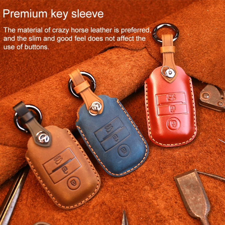 For Kia Old Style Car Cowhide Leather Key Protective Cover Key Case ÎҵÄÉ̵ê