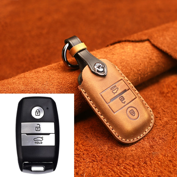 For Kia Old Style Car Cowhide Leather Key Protective Cover Key Case ÎҵÄÉ̵ê