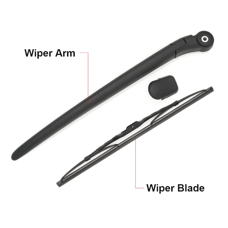 JH-PS01 For Porsche Cayenne 2003-2010 Car Rear Windshield Wiper Arm Blade Assembly 955 628 040 02