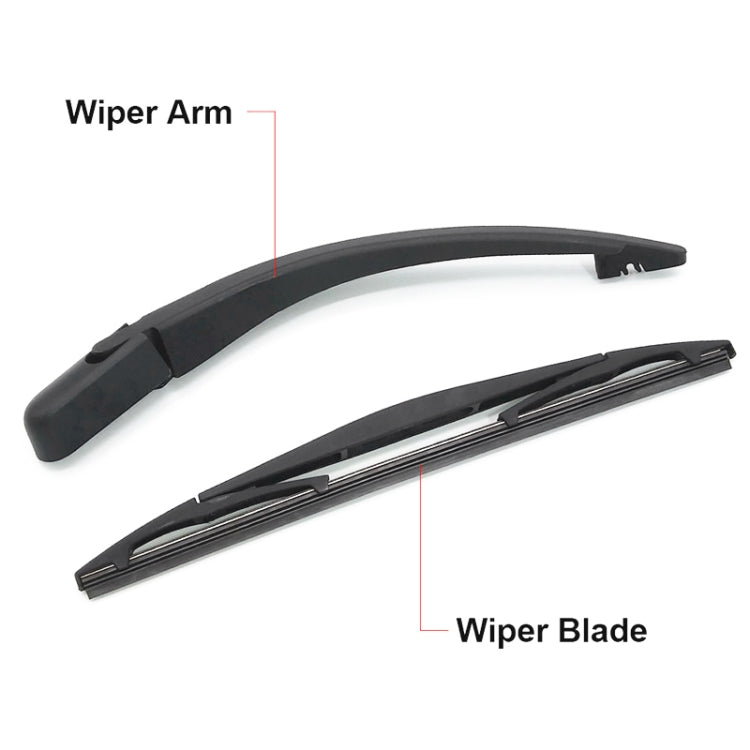 JH-PG02 For Peugeot 107 2005- Car Rear Windshield Wiper Arm Blade Assembly 6405V5